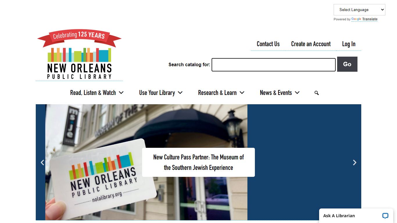 Home – New Orleans Public Library